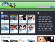 Tablet Screenshot of officialvid.com